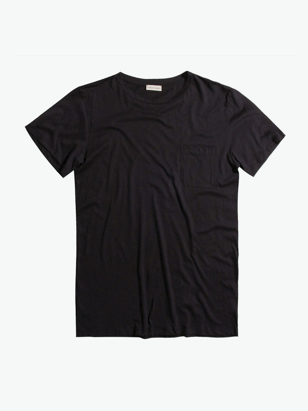 Crew Neck Modal Pocket T-shirt Black | A