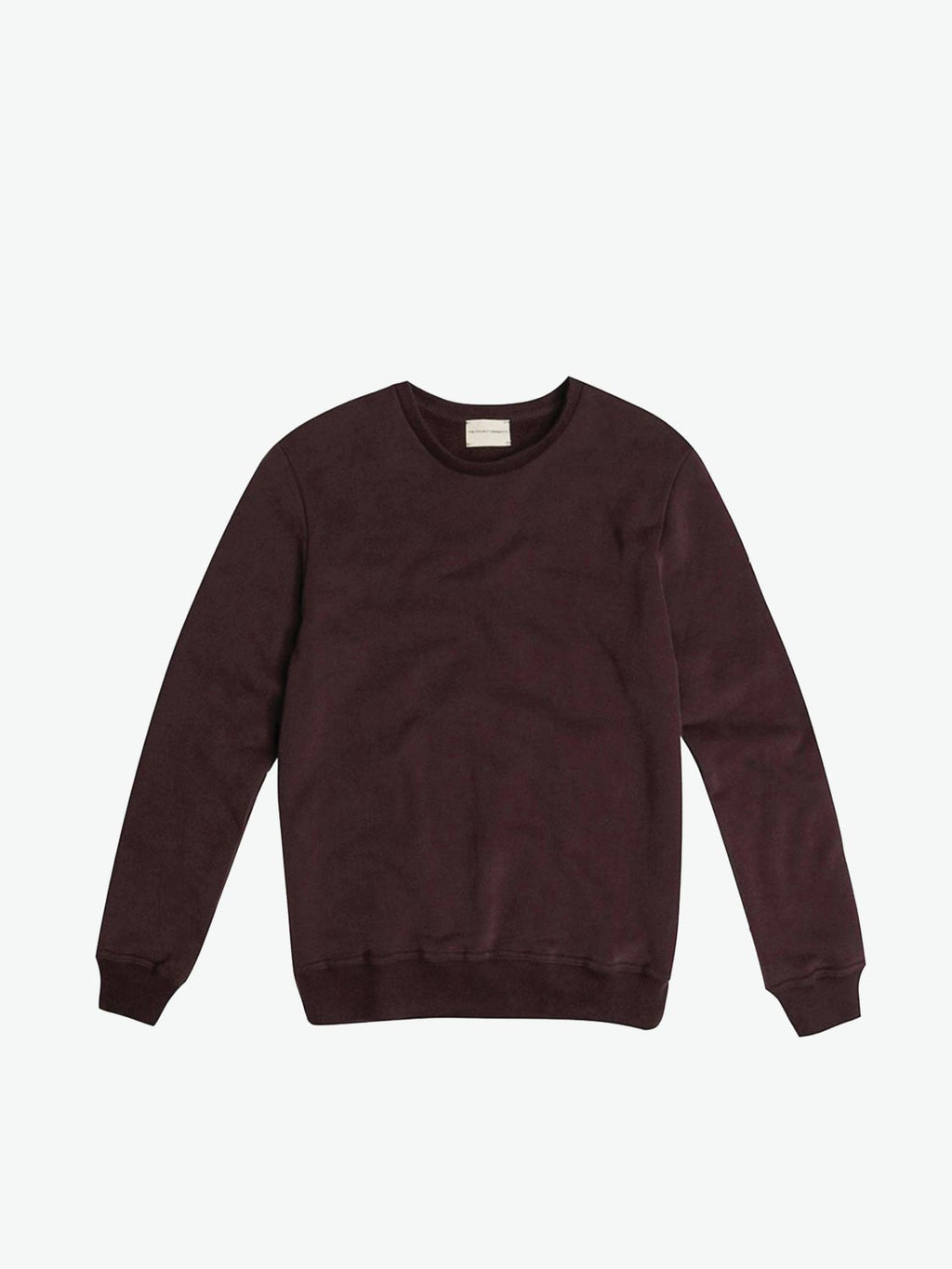 Crew Neck Sweatshirt Burgundy | A