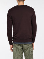 Crew Neck Sweatshirt Burgundy | D