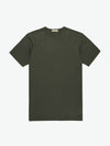 Crewneck Slim Fit Organic Cotton T-shirt Khaki