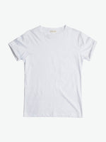 The Project Garments Crew Neck Ribbed T-Shirt White