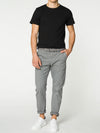 Crew Neck Organic Cotton T-shirt Black | E