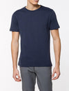 The Project Garments Crew Neck Organic Cotton T-shirt Navy Blue