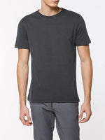 Crew Neck Organic Cotton T-shirt Asphalt