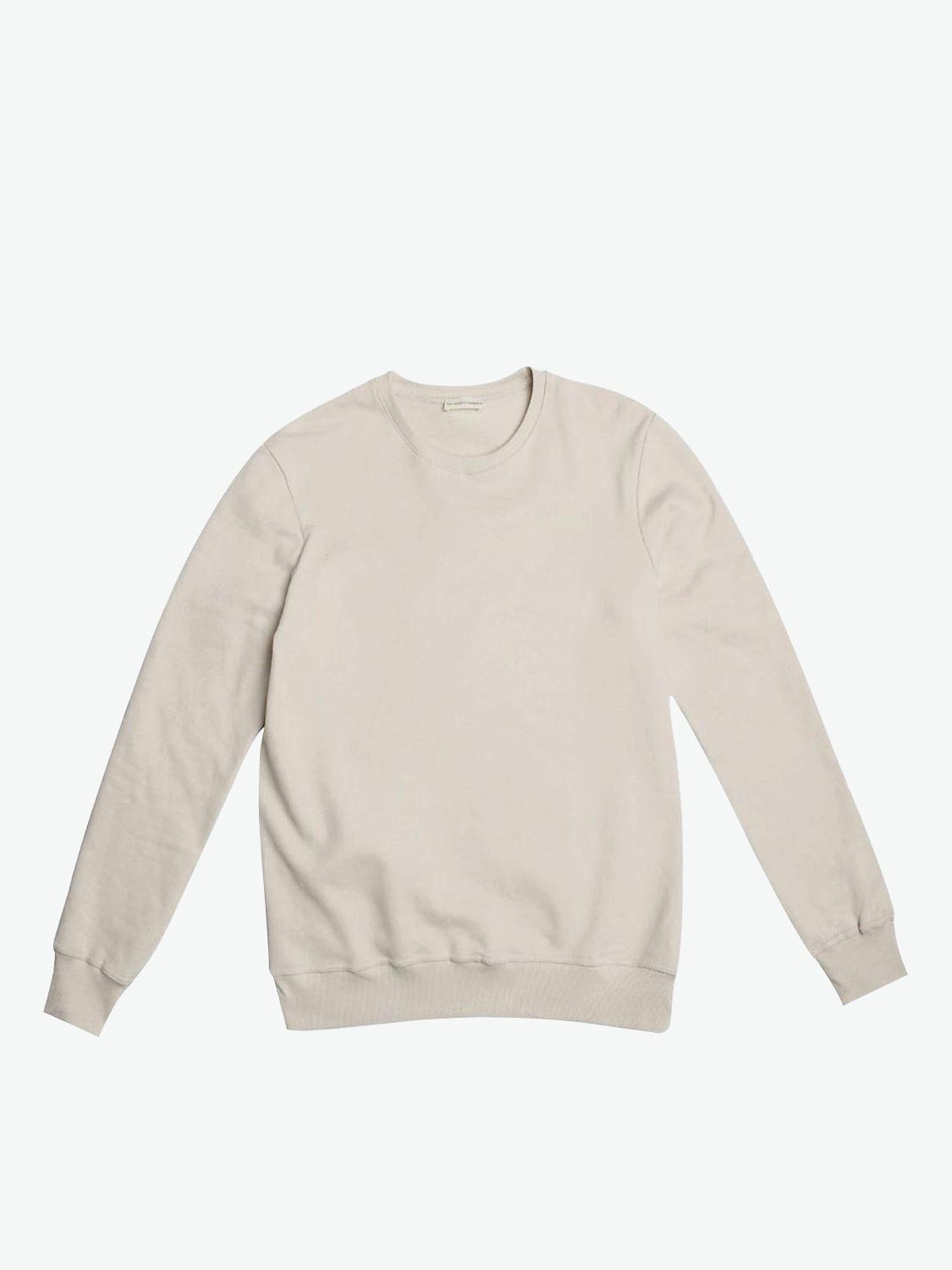 Cream colored crew neck sweatshirt shop
