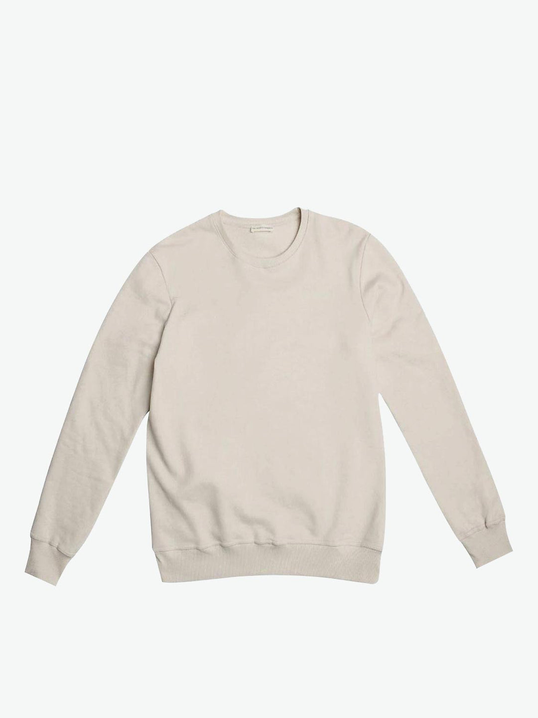 Cream colored crew neck sweatshirt outlet