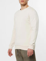 Crew Neck Sweatshirt Cream | C