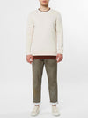 Crew Neck Sweatshirt Cream | E