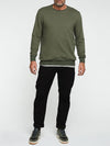 Crew Neck Sweatshirt Khaki | D