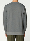Crew Neck Sweatshirt Melange Grey | C