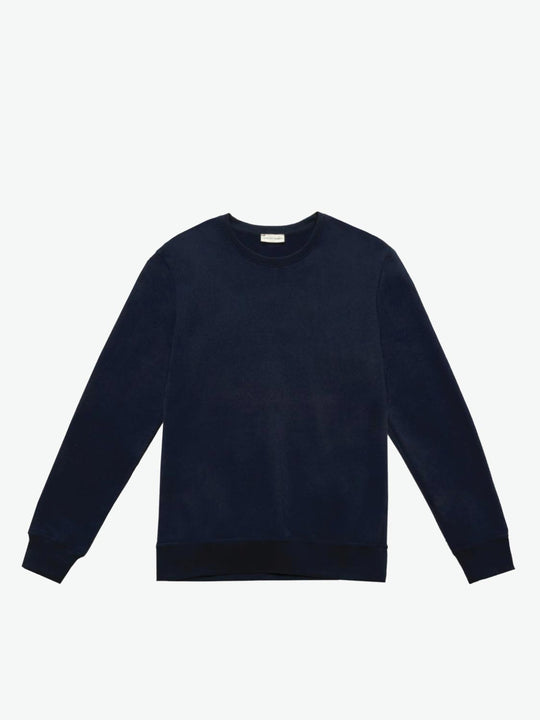 The Project Garments Crew Neck Sweatshirt Navy Blue