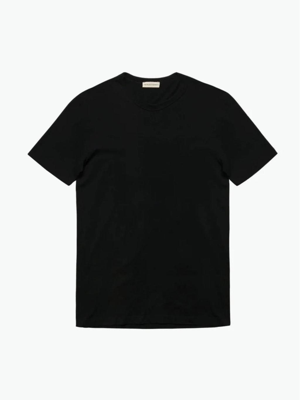 The Project Garments Crewneck Cotton Tailor Fit T-shirt Black