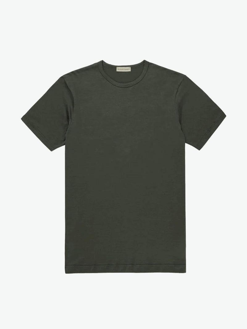The Project Garments Crewneck Cotton Tailor Fit T-shirt Khaki