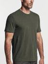 Crewneck Cotton Tailor Fit T-shirt Khaki