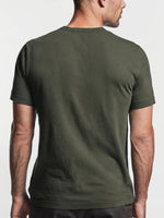 Crewneck Cotton Tailor Fit T-shirt Khaki