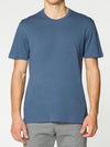 Crewneck Regular Fit Organic Cotton T-shirt Slate Blue