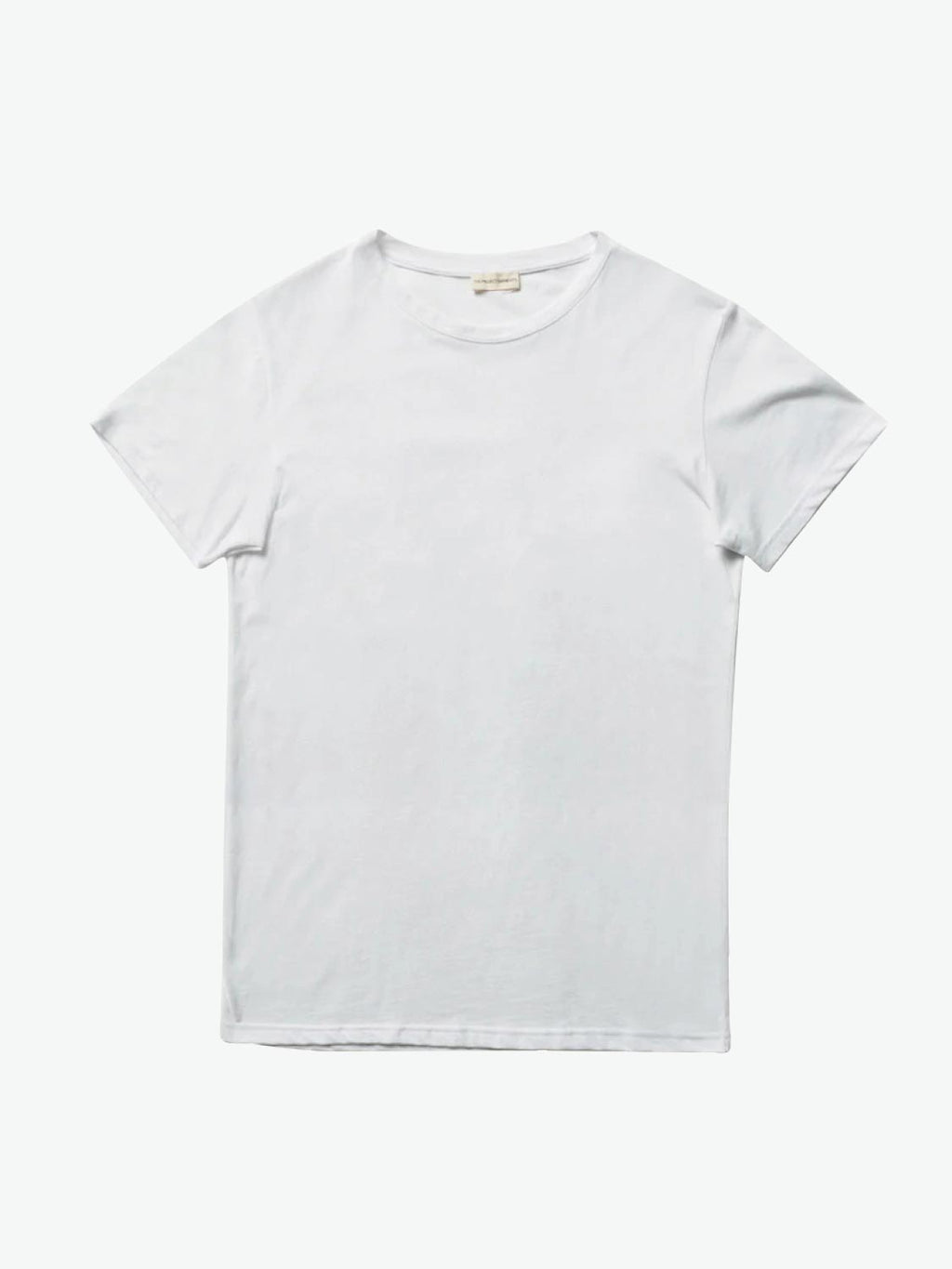 Crewneck Regular Fit Organic Cotton T-shirt White | The Project Garments - A