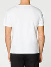 Crewneck Regular Fit Organic Cotton T-shirt White | The Project Garments - D