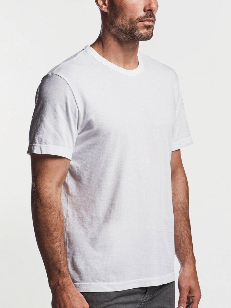The Project Garments Crewneck Cotton Tailor Fit T-shirt White
