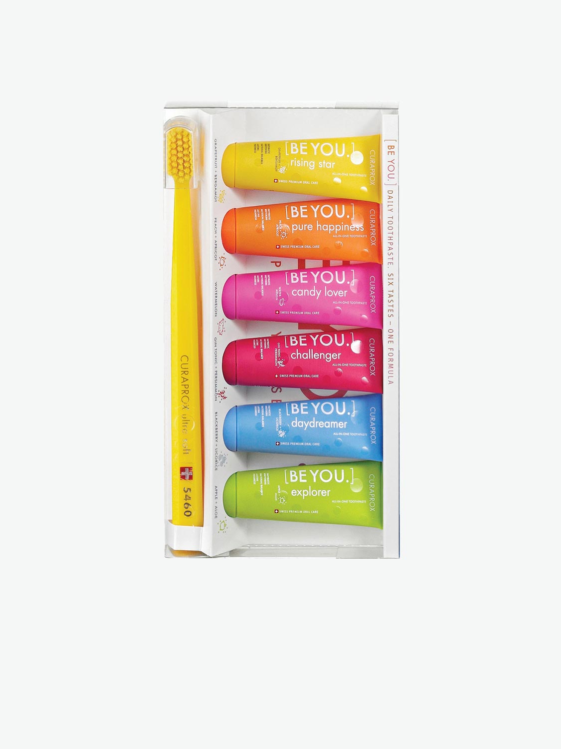 Curaprox Toothpaste Sensitive Curaprox Toothpastes Be You Six Taste Pack