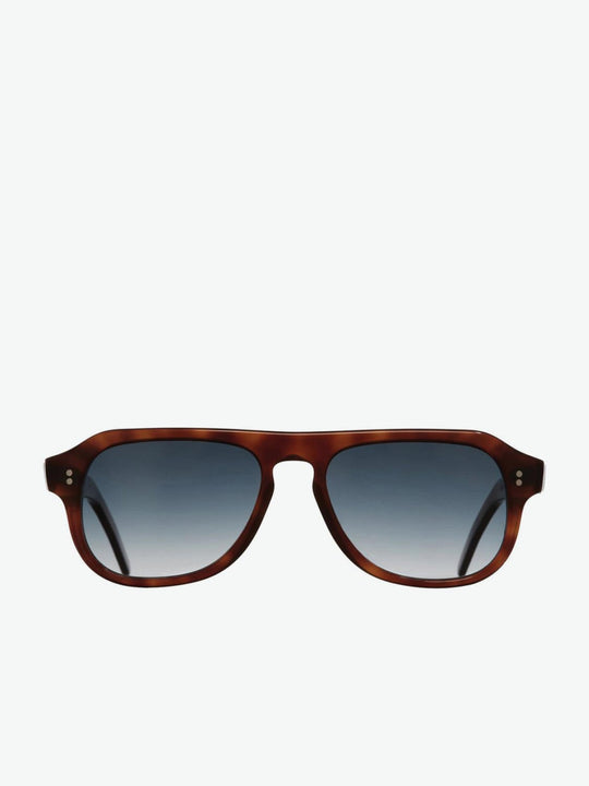 Cutler and Gross Aviator Sunglasses Dark Tortoiseshell | A