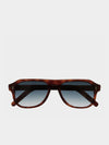 Cutler and Gross Aviator Sunglasses Dark Tortoiseshell | E