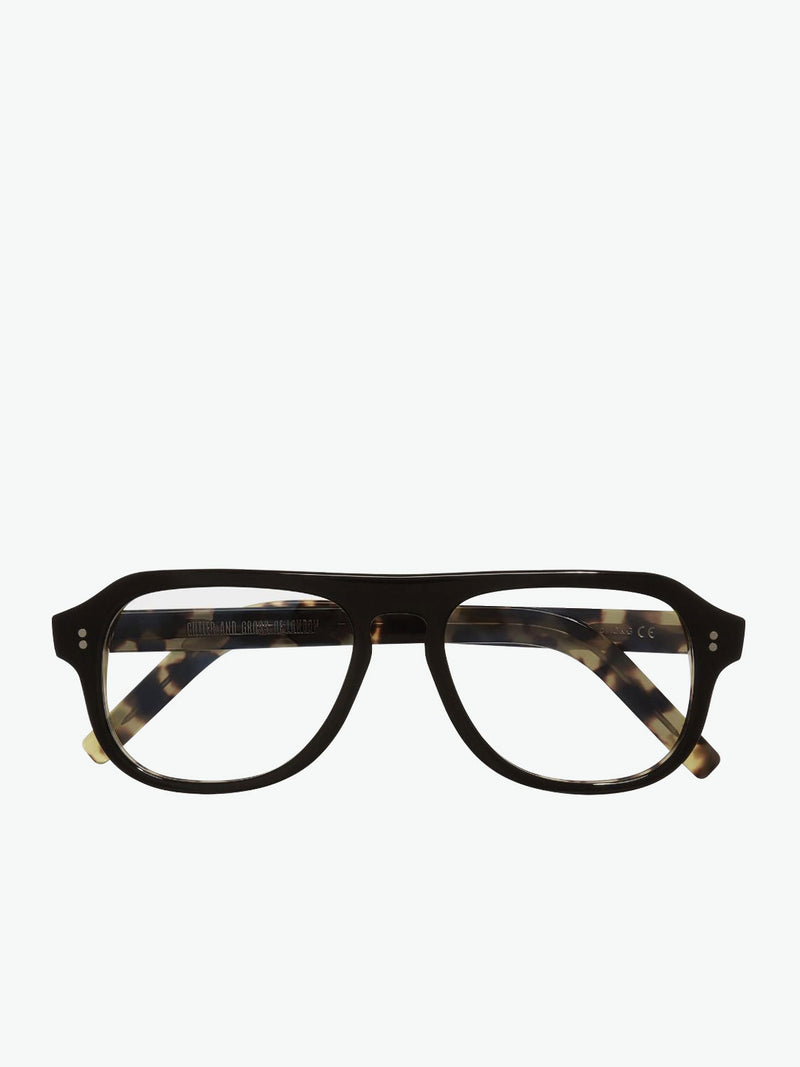 Cutler and Gross 0822V3 Black On Camo Aviator Optical Glasses