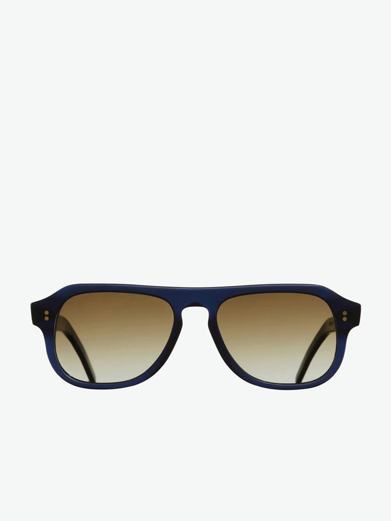 Cutler and Gross Aviator Sunglasses Navy Blue | A