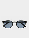 Cutler and Gross Round-Frame Black Acetate Sunglasses | F