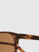 Cutler and Gross Kingsman Round Sunglasses Dark Turtle | D