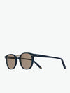 Cutler and Gross Kingsman Round Sunglasses Marine Blue | B