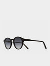 Cutler and Gross Round Black Acetate Sunglasses | E