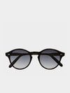 Cutler and Gross Round Black Acetate Sunglasses | F
