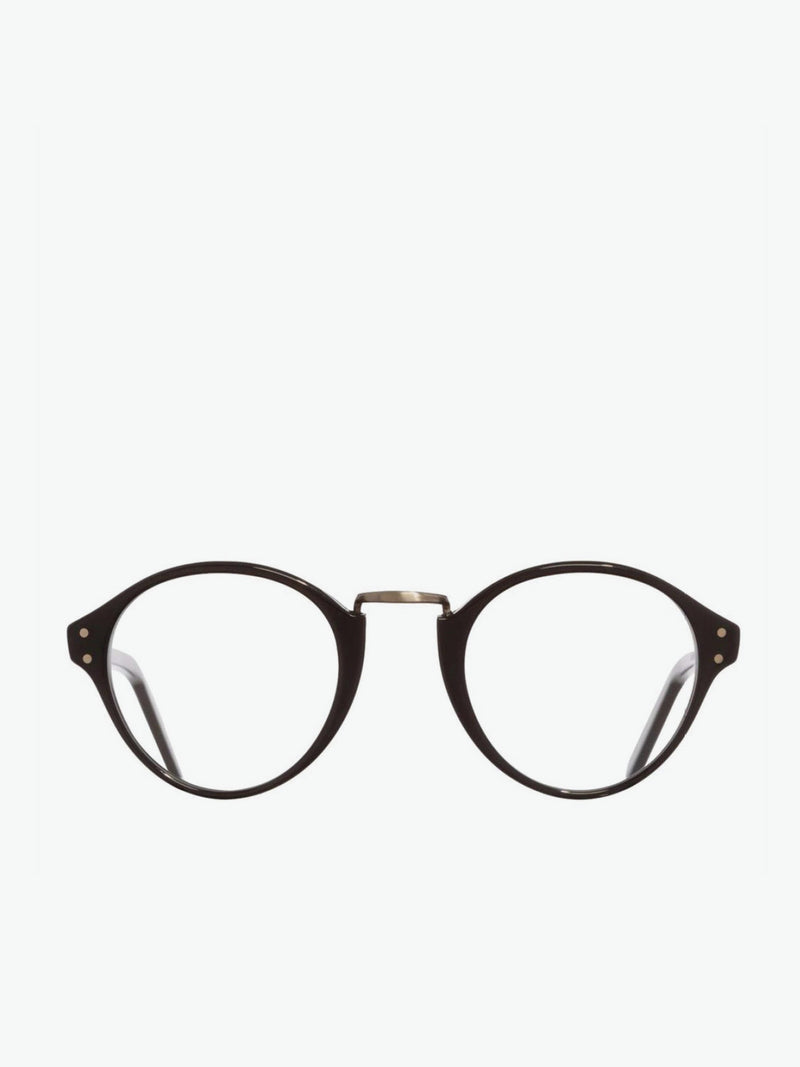 Cutler and Gross Oval-Frame Black Acetate Optical Glasses | A