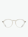 Cutler and Gross Round-Oval Frame Lemonade Acetate Optical Glasses | A