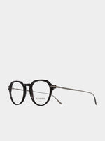 Cutler and Gross Round-Frame Black Optical Glasses | B