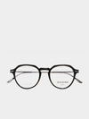 Cutler and Gross Round-Frame Black Optical Glasses | C