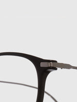 Cutler and Gross Round-Frame Black Acetate Optical Glasses | D
