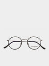 Cutler and Gross Retro Round-Frame Black Optical Glasses | C