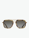 Cutler and Gross Aviator-Frame Tortoiseshell and Gold Metal Sunglasses | A
