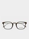 Cutler and Gross Square-Frame Black Betatitanium Optical Glasses | C