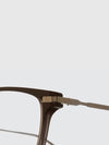 Cutler and Gross Square-Frame Black Betatitanium Optical Glasses | D