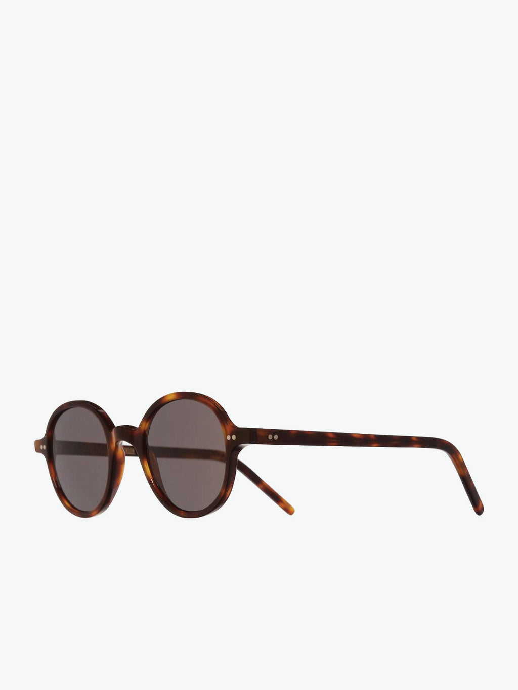 Cutler and Gross Kingsman 9001 Round Sunglasses Dark Turtle