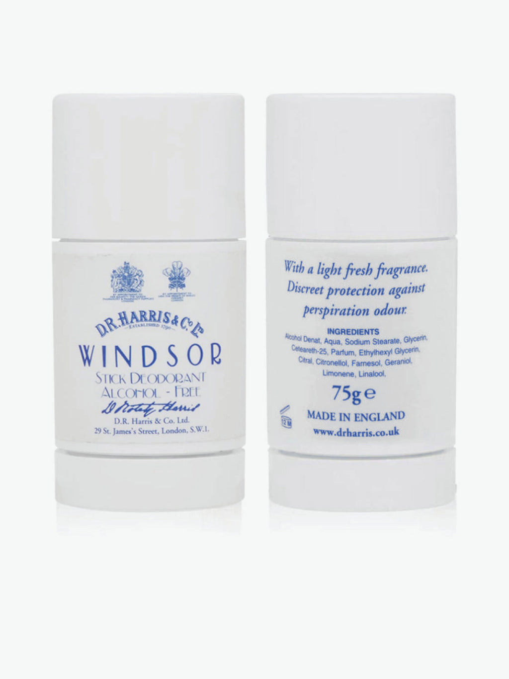 D.R. Harris Windsor Antiperspirant Deodorant Stick | B