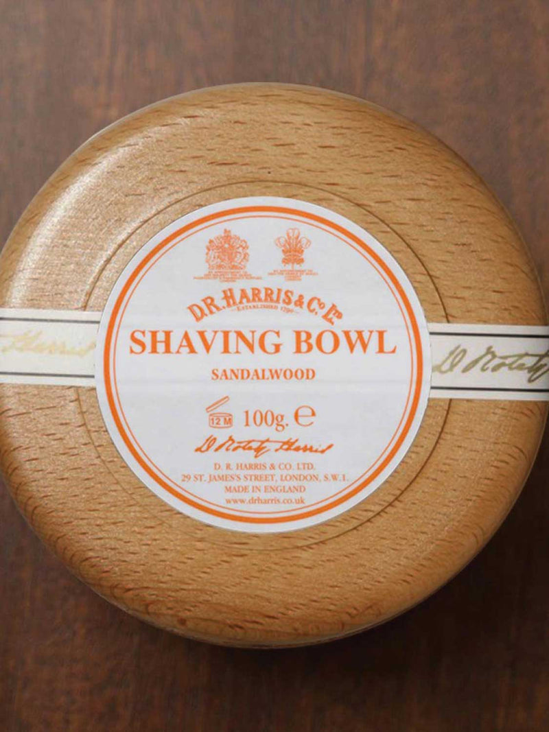 D.R. Harris Sandalwood Shaving Beech Bowl | D