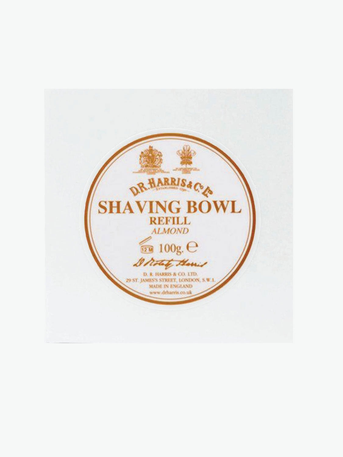 D.R. Harris Almond Shaving Soap Refill