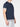 Double Crew Neck Wool Blend T-Shirt Navy Blue | D