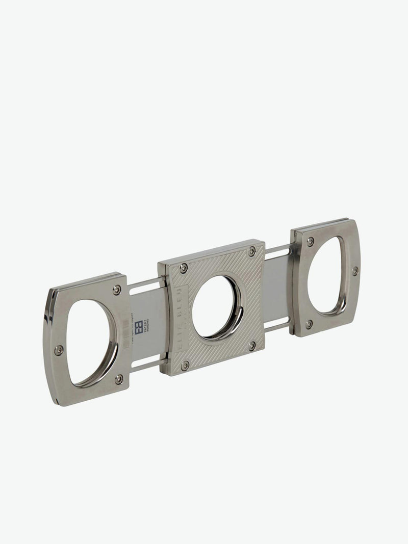 Elie Bleu Double Blade Cigar Cutter Silver