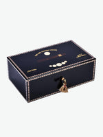 Elie Bleu Medals Cigar Humidor Black