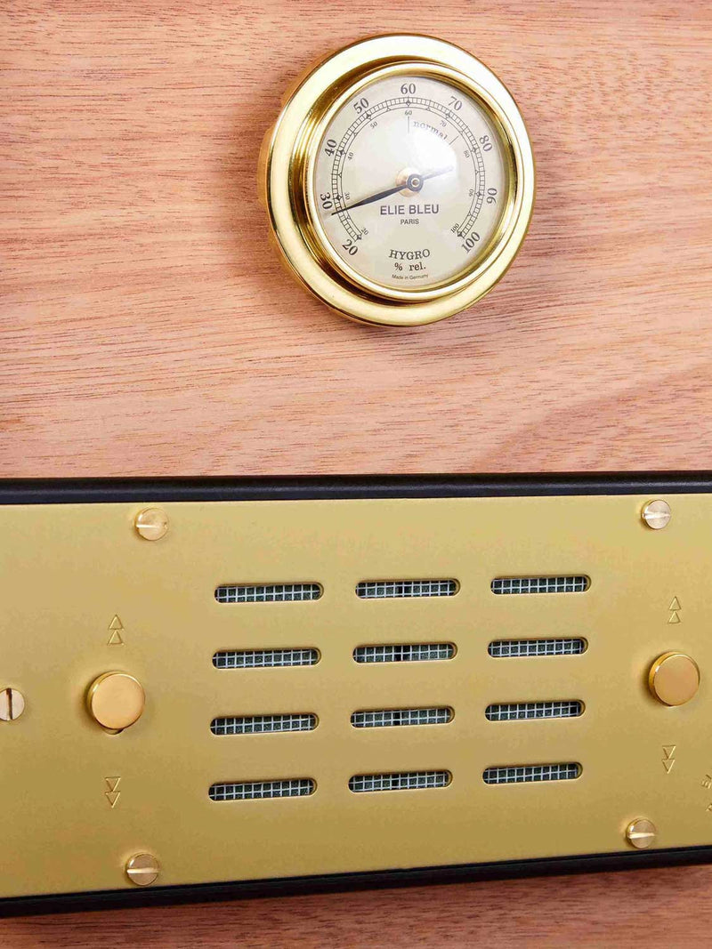 Elie Bleu Medals Cigar Humidor Yellow